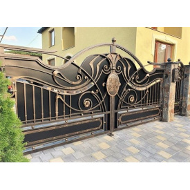 Ворота ковані оригінальні, "під ключ" без прихованих платежів. Legran