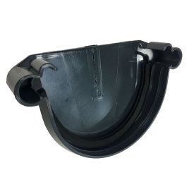 Заглушка ринви Альта-Профіль Еліт 125 мм графітовий