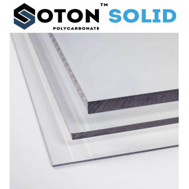 Монолітний полікарбонат ТМ SOTON 2мм 1050х2050мм прозорий