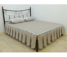 Кровать металлическая Луиза 140 Металл дизайн