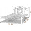 Кровать металлическая Кармен 160 Металл дизайн Киев