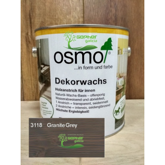 Масло с воском Osmo Decorwachs 2.5л Серый гранит 3118