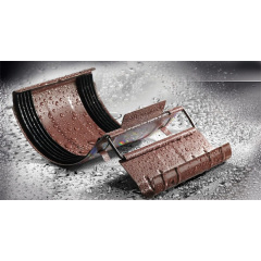 Соединитель желоба с пряжкой Flamingo 125/90 Бушево