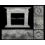 Мраморный портал для камина белого цвета 2100х1600х300мм Киев