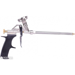 Пистолет для пены Intertool PT-0603 с никелевым покрытием + 4 насадки (PT-0603) Тернопіль