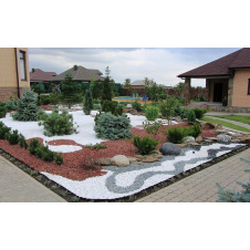 Цветной декоративный щебень 5-20мм