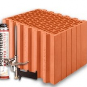 Керамічні блоки Porotherm Klima Dryfix 38