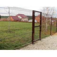 Сітка для огорожі 1.53 коричневий-ral 8017 / Zn + ППЛ / 3D / 4-4 / SZ Шепетівка