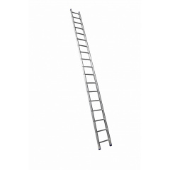 Алюминиевая односекционная приставная лестница на 18 ступеней (универсальная) Полтава
