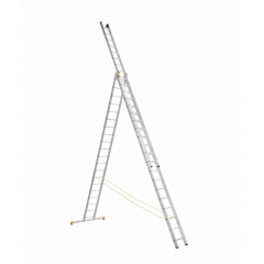 Алюминиевая трехсекционная лестница 3 х 20 ступеней (профессиональная) Хмельницький