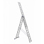 Алюминиевая трехсекционная лестница усиленная 3 х 13 ступеней (полупрофессиональная) Житомир