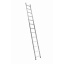 Алюминиевая односекционная приставная усиленная лестница на 13 ступеней (полупрофессиональная) Рівне