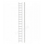Алюминиевая односекционная приставная лестница на 17 ступеней (универсальная) Івано-Франківськ