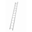 Алюминиевая односекционная приставная усиленная лестница на 12 ступеней (полупрофессиональная) Львів