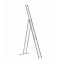 Лестница алюминиевая трехсекционная универсальная 3 х 16 ступеней (профессиональная) Херсон