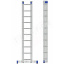 Алюминиевая трехсекционная лестница 3 х 10 ступеней (универсальная) Суми