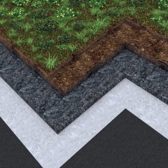 Накопительный мат EXTENSIVE SLOPE для наклонной зеленой кровли Нежин