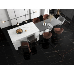 Керамогранитная плитка Stevol Saro black 75х150 см (9XS15038P) Київ