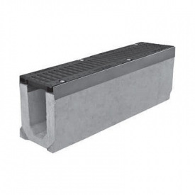 Лоток бетонний з чавунною решіткою ЛВ 11.20.18
