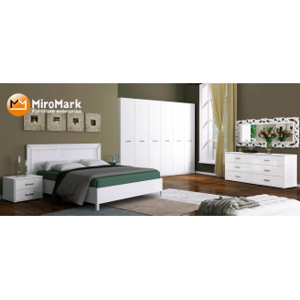 Спальня Белла 6Д белый глянец Миро-Марк