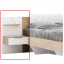 Спальня Асти со шкафом-купе 2 м дуб крафт + белый глянец Миро-Марк Киев