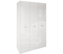 Шкаф Империя 3Д без зеркал белый глянец Миро-Марк