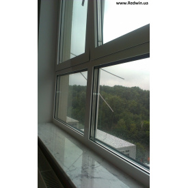 Алюмінієве вікно з двокамерним склопакетом із профілю Schuco (Німеччина) з фарбуванням для дому