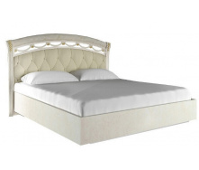 Кровать Роселла 160 мягкая спинка с подъемным механизмом радика Беж с каркасом Миро-Марк