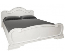 Ліжко двоспальне Футура 160 з підйомним механізмом білий глянець з каркасом Миро-Марк