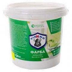 Краска акриловая для стен и потолков 14 кг VIKKING Кропивницький