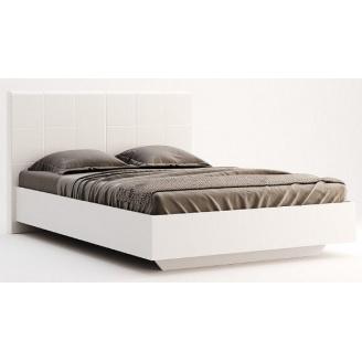 Ліжко Фемелі 160 білий глянець без каркаса Миро-Марк