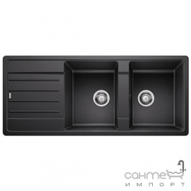 Гранитная кухонная мойка Blanco Legra 8 S Silgranit 523163 антрацит