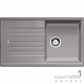 Гранитная кухонная мойка с сушкой Blanco Zia 5 S 520513 алюметаллик