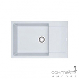 Кухонная мойка гранитная Adamant General 780х500х200 крыло справа 08 ivory слоновая кость