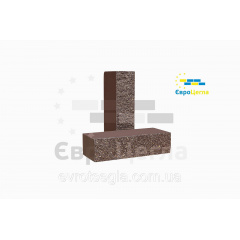 Кирпич колотый ложковой 250х100х65 мм Шостка