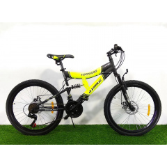 Спортивный велосипед 26 дюймов Аzimut Tornado d26 черно-желтый Ивано-Франковск