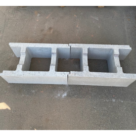 Блок бетонный опалубочный 190х290х500