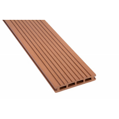 Терасна дошка двостороння ДПК POLYMER&WOOD PREMIUM Мербау штучна дерево-полімерна композитна дошка для тераси, балкона, вулиці помаранчева Київ