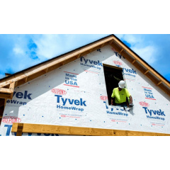 Супердифузійна мембрана Tyvek HouseWrap DuPont Буча