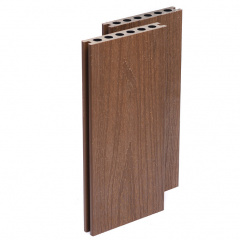 Террасная доска двухсторонняя ДПК Легро LEGRO ULTRA NATURALE TEAK дерево-полимерная композитная доска искусственная для террасы, дорожек коричневая Ровно