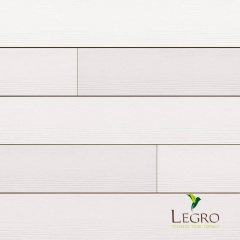 Терасна дошка двостороння Легро LEGRO EVOLUTION FASHION WHITE 3D-текстура дерево-полімерна композитна дошка для тераси, бесідки, басейну біла Київ