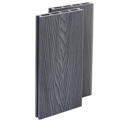 Террасная доска двухсторонняя ДПК Брюгган BRUGGAN ELEGANT LIGHT 3D GRAPHITE дерево-полимерная композитная доска для бассейнов, беседок серая Киев
