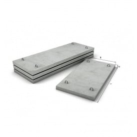 Плита перекрытия лотка П15д-8