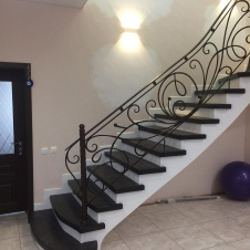 Перила кованые в частный дом Legran