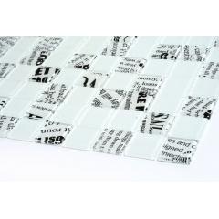 Мозаика стеклянная Kotto Keramika GMP 0425013 С2 Print 12/White Mat 300х300 мм Черкассы