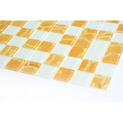 Мозаика стеклянная Kotto Keramika GMP 0425040 С2 Print 25/White Mat 300х300 мм Київ