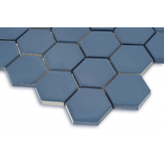 Мозаика керамическая Kotto Keramika H 6008 Hexagon Steel Blue 295х295 мм Киев