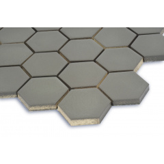 Мозаика керамическая Kotto Keramika H 6020 Hexagon Dark Grey 295х295 мм Каменское
