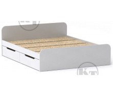 Кровать с ящиками Виола 160х200 нимфея альба Компанит