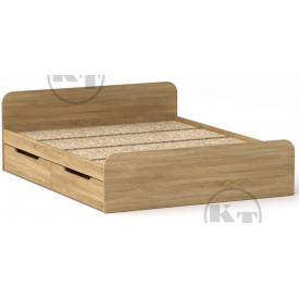 Ліжко з ящиками Віола 160х200 дуб Сонома Компаніт